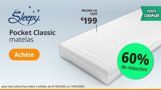 Matelas Sleepy Classic Pocket