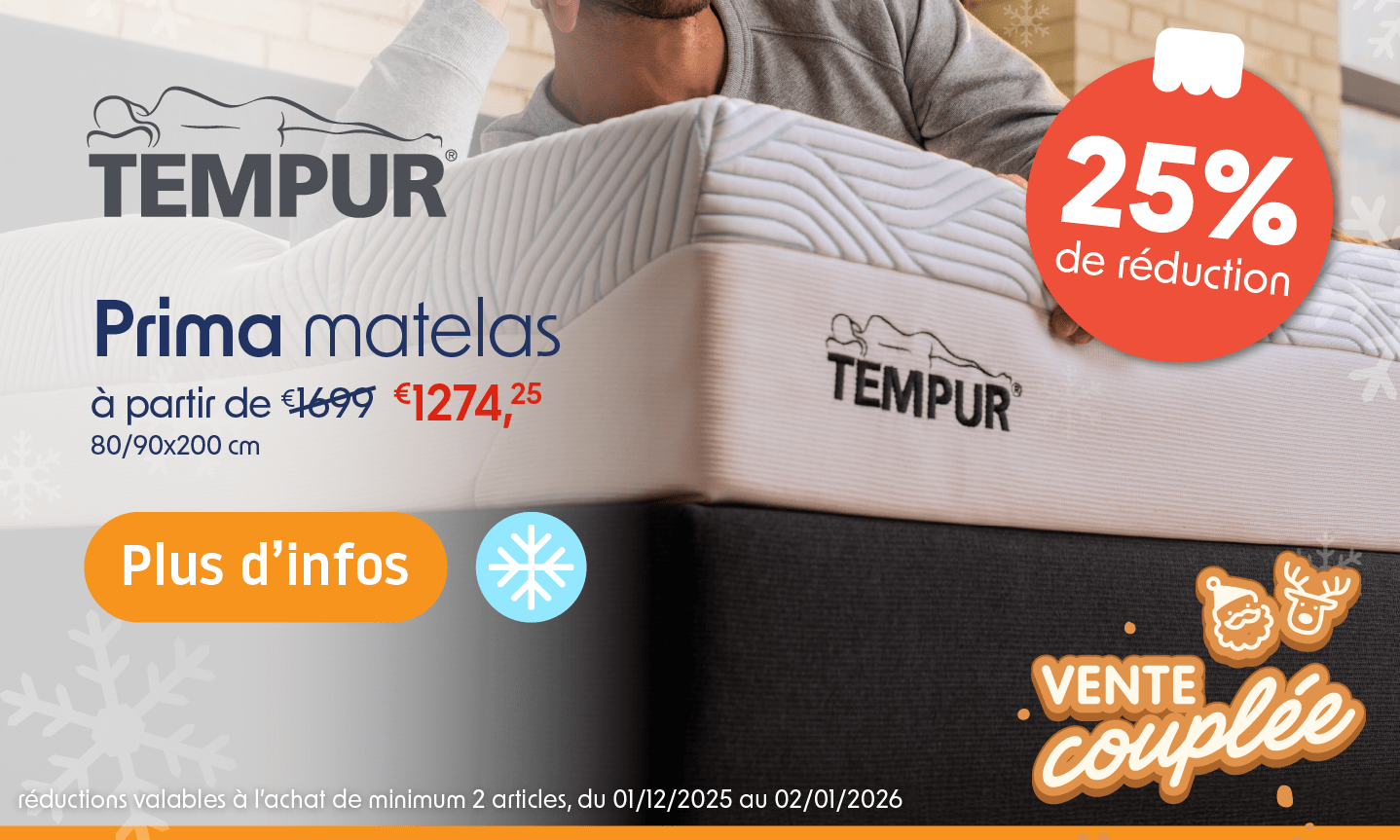 Matelas Tempur Prima Smartcool