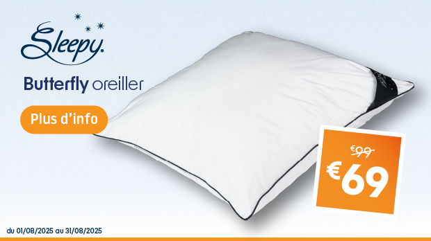 Oreiller d'hôtel Sleepy Butterfly