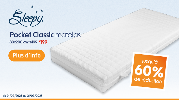 Matelas Sleepy Classic Pocket