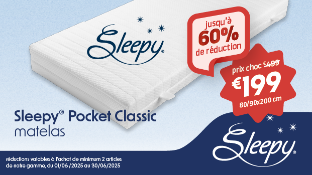 Matelas sleepy classic pocket