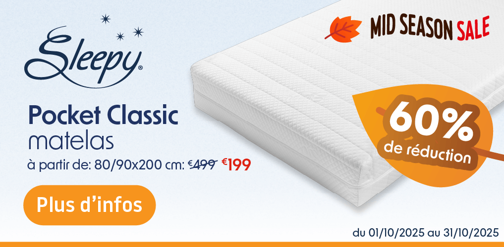 Matelas Sleepy Classic Pocket