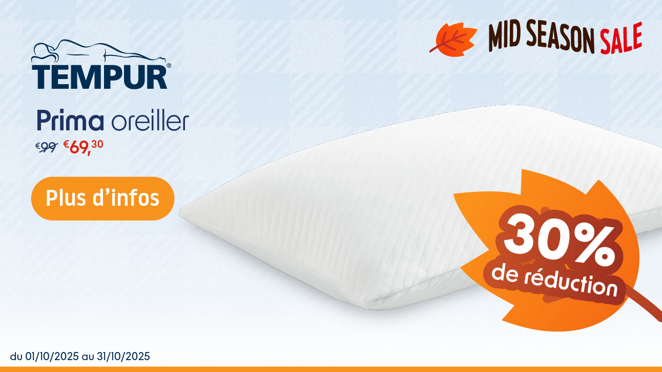 Oreiller Tempur Prima SmartCool
