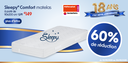 Matelas Sleepy Comfort (Web Only)