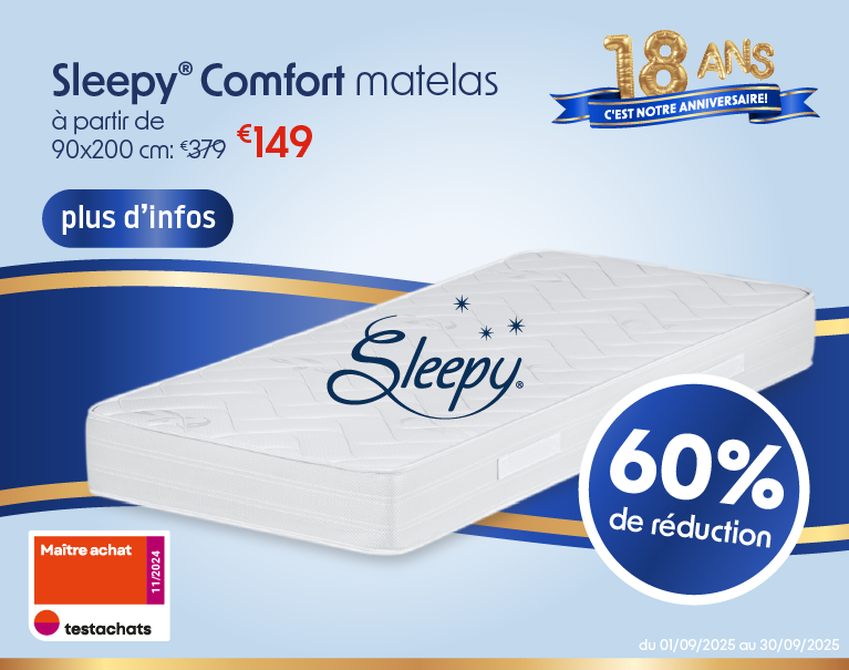 Matelas Sleepy Comfort (Web Only)