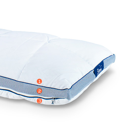 Sleepy hybrid kussen elke zijde eigen comfort